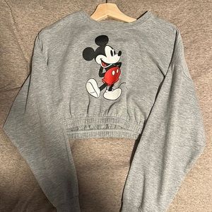 Disney Mickey Mouse Cropped sweatshirt